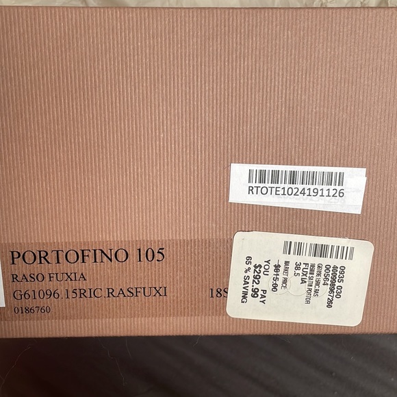 BNWT 100% AUTHENTIG GIANVITO ROSSI SATIN SANDALS IN HOT PINK, SIZE 38.5 - Picture 8 of 8